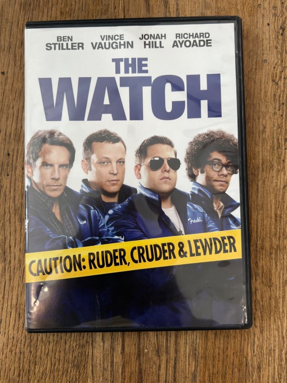 The Watch 2012 Movie DVD R-Rated Comedy Ben Stiller Vince Vaughn Pre-Owned